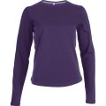 Dames T-shirt lange mouw Kariban K383 PURPLE